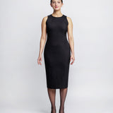 MICHELLE MIDI DRESS / BLACK