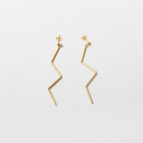 ZIGZAG EARINGS / GOLD