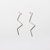 ZIGZAG EARINGS / SILVER